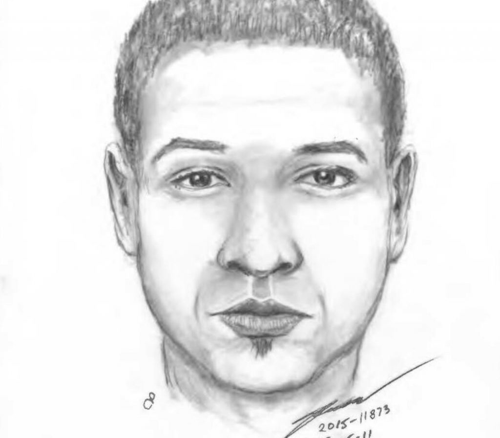 Nanaimo RCMP release sketch of suspect wanted for assaulting a woman May 6