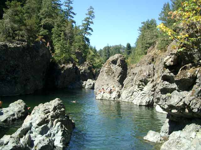 Sooke Potholes reopen to the public after being closed due to rising water levels