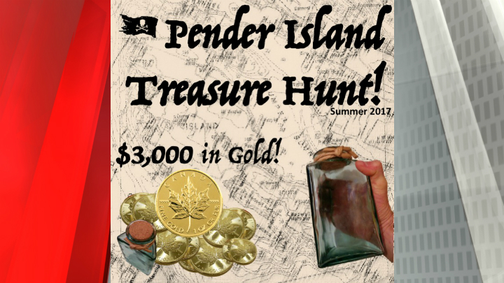 Searching for gold: Crowdfunding for treasure hunt on Pender Island