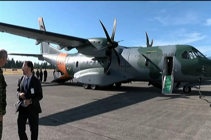 New Canadian SAR plane makes a stop in Comox