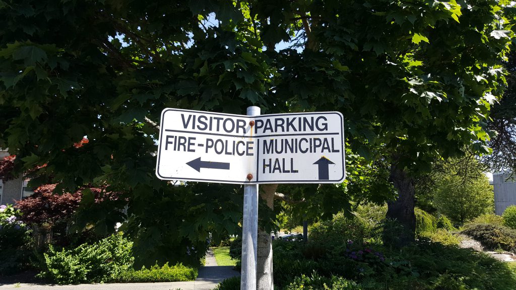 "Prolific offender" awaiting hearing after spray painting Saanich municipal hall