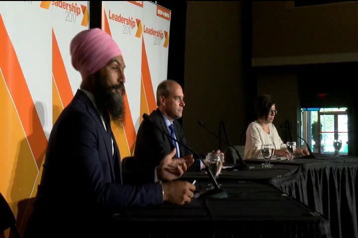 Federal NDP leadership candidates debate in Victoria