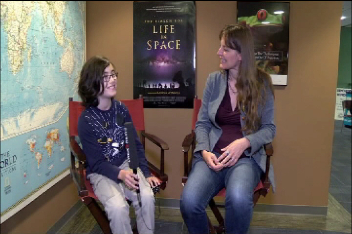 10-year-old Victoria solar system model creator meets IMAX astronomer