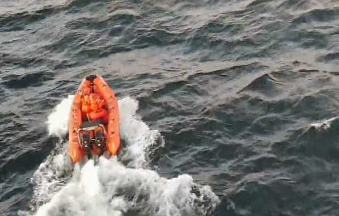 Rescuers call it a miracle after woman survives five hours in the Strait of Georgia