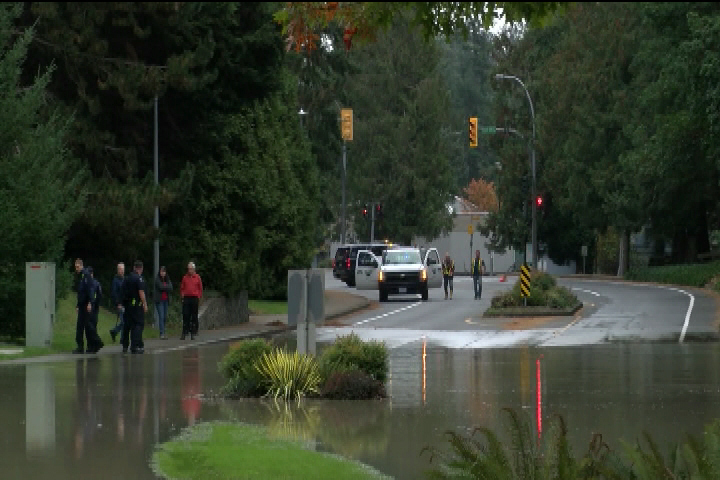 Repairs continue at site of broken water main in Saanich