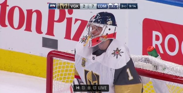 Former Storm goaltender makes NHL debut for Vegas Golden Knights