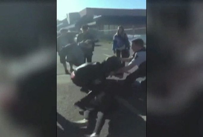 RCMP officer allegedly attacked in Nanaimo while trying to break up fight