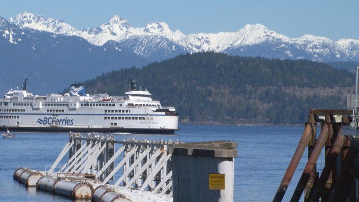 Parkade at BC Ferries terminal not accessible after minor rock slide, all routes sailing Monday after wind storm