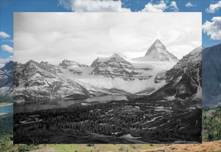 Dramatic change through 150 years of mountain photos