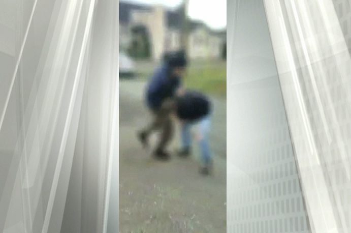 Shot of a fight between Cowichan Secondary School students Monday caught on video. Community leaders in the Cowichan Valley have met to discuss growing concern of racism in the community. File Photo.