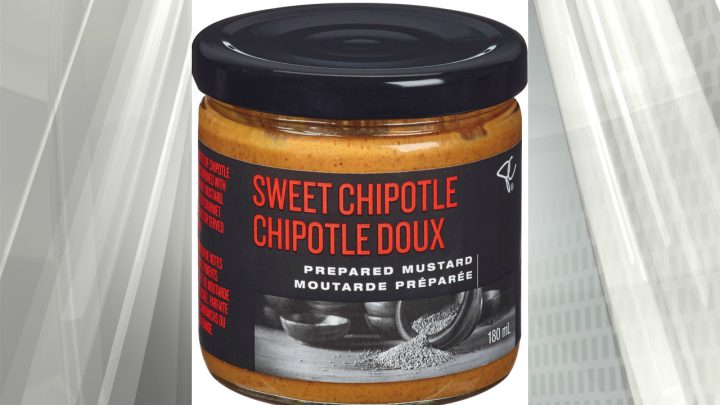 Nationwide recall of President's Choice Sweet Chipotle Mustard after possible presence of glass