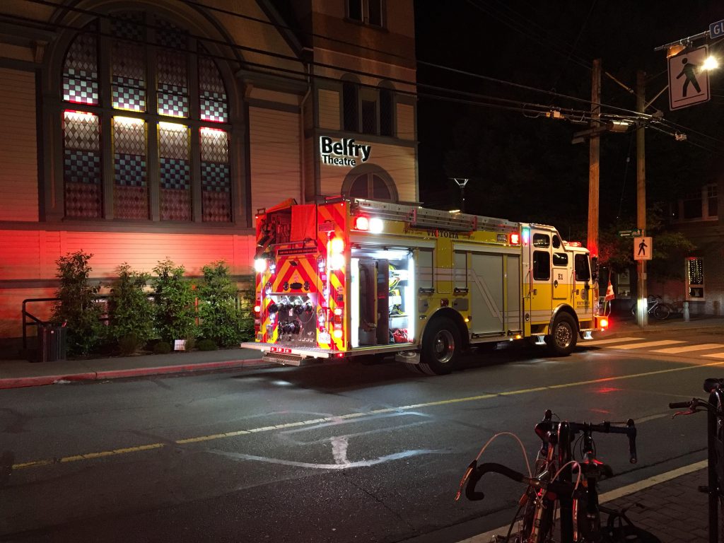 Small fire extinguished in electrical room at the Belfry Theatre