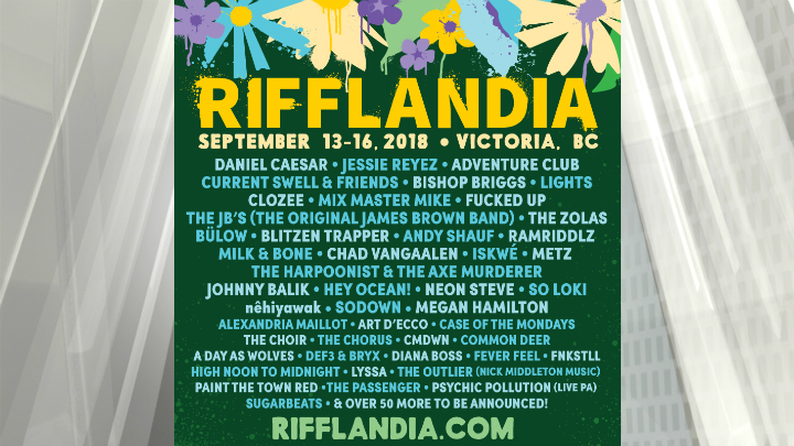 Rifflandia 2018 music festival lineup announced