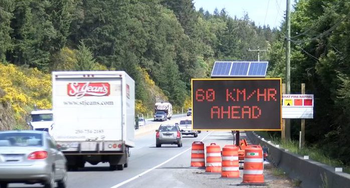 Malahat highway project expected to be complete at end of October