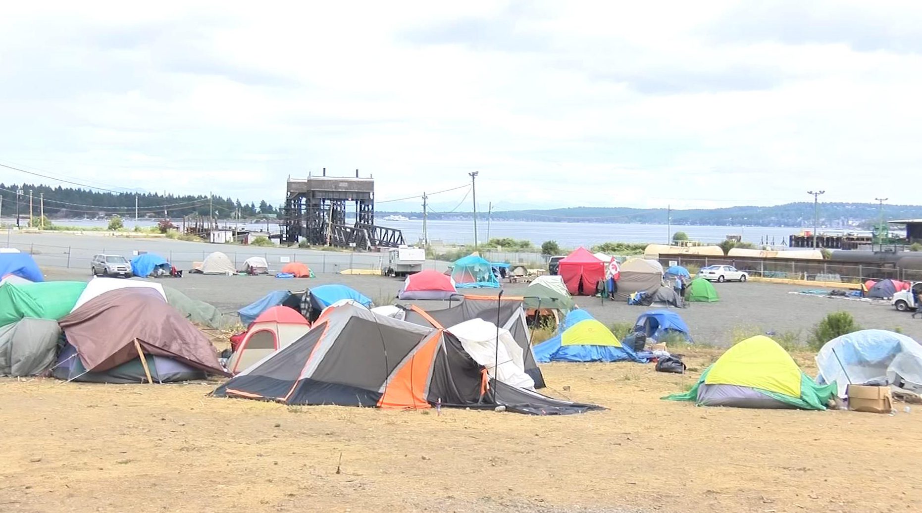 Homeless camp in Nanaimo will stay at least into July