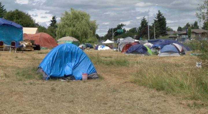 Saanich tent city occupants once again ordered to vacate immediately