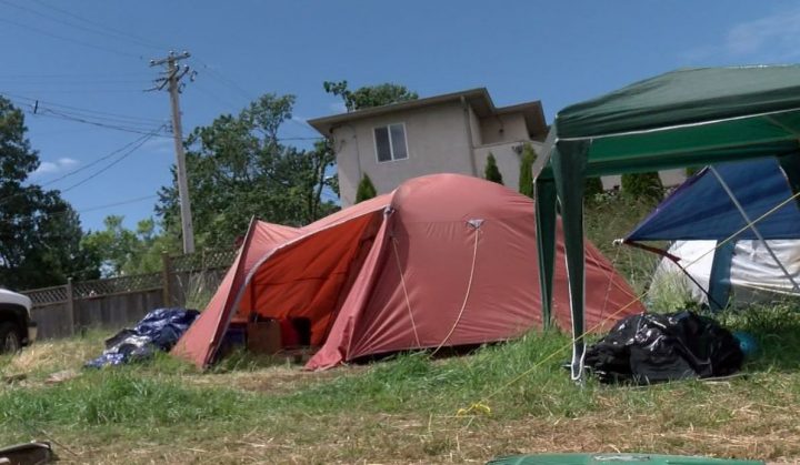 Fire order enforced at Saanich encampment site