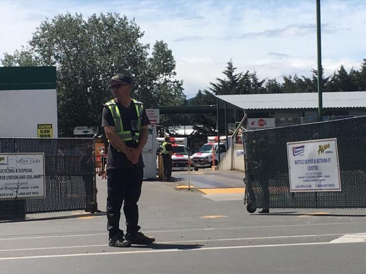 Recycling centre in Langford closed after worker taken to hospital with serious injuries