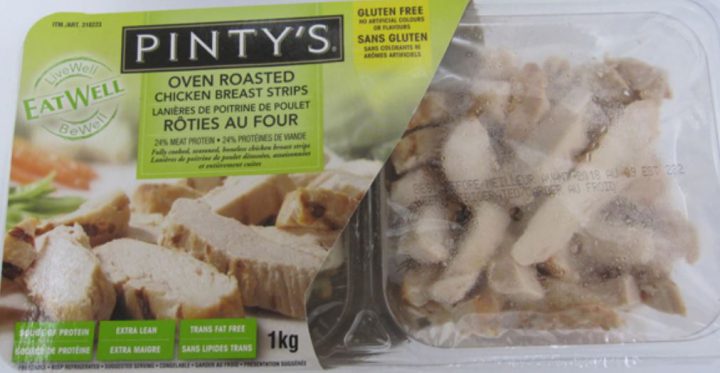 Recall in B.C. for line of frozen chicken strips due to possible Listeria contamination