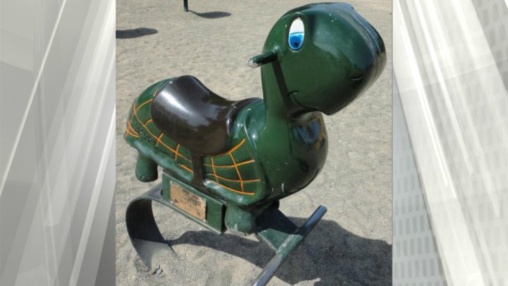 Piece of playground equipment stolen in Parksville