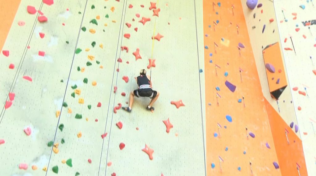 Local climber reaching new heights