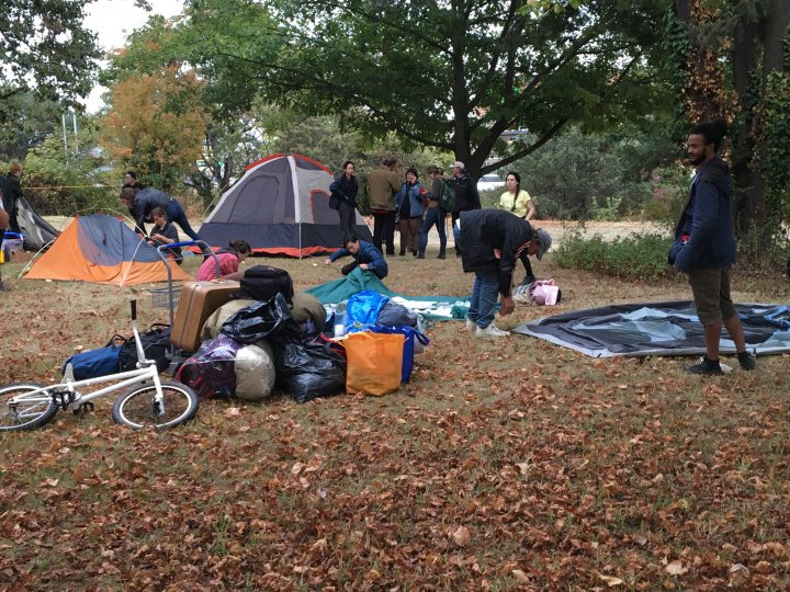 Former Regina Park tent city residents set up new camp in Saanich