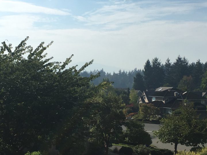 Smoky skies return to Vancouver Island