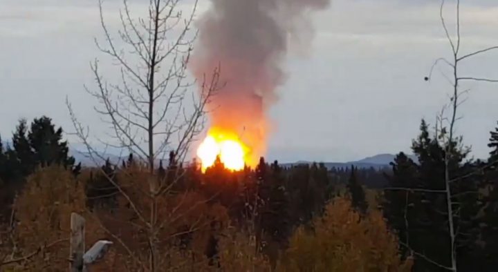 RCMP say gas line explosion near Prince George not criminal in nature