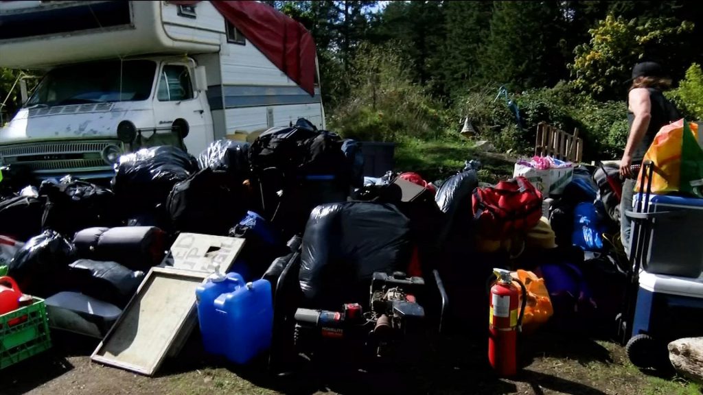 Homeless at Goldstream park leave campground, set up new camp at Saanich mayoral candidate's residence