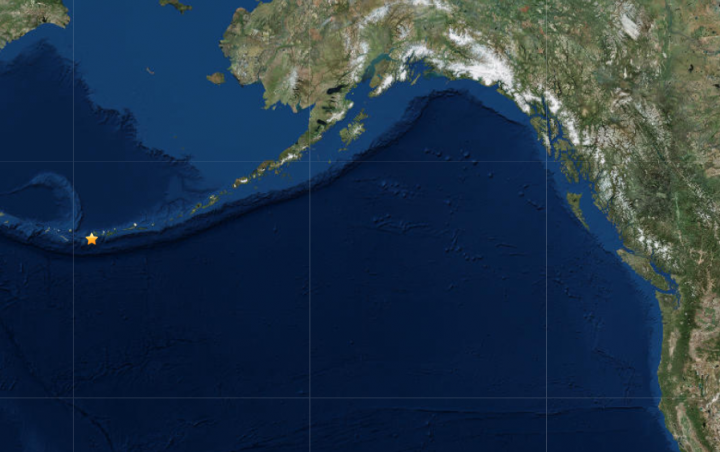 The 6.0 quake hit in an area part of the Aleutian Islands Saturday (Photo: USGS)