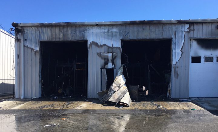 No injuries after morning fire at Sooke Industrial Park