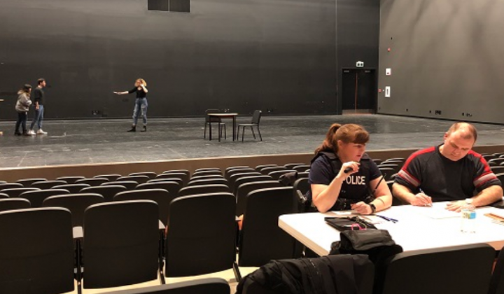 Colwood drama students help RCMP with crisis negotiator training