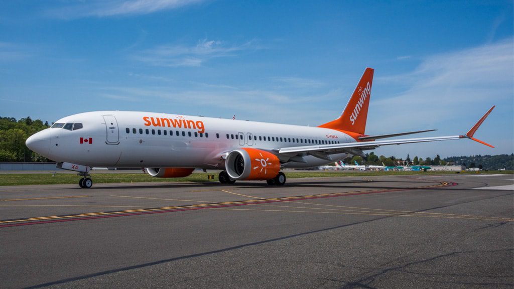 Low-cost canadian carrier Sunwing grounds its Boeing 737-MAX 8 aircraft citing "evolving commercial reasons"