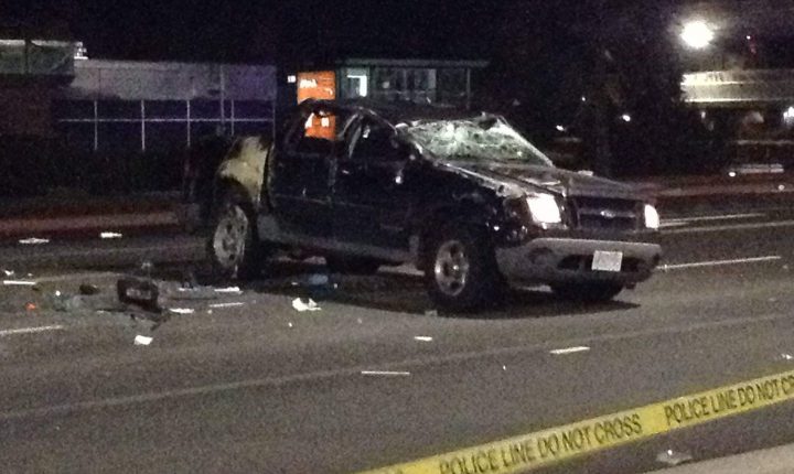 Update: Saanich Police says serious, but non-life threatening injuries to passenger in single-vehicle crash