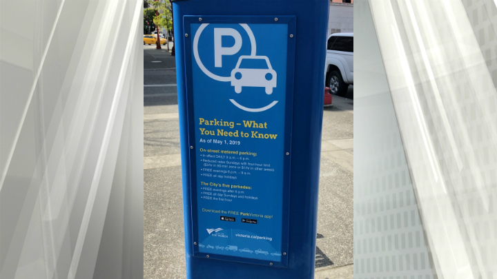 No more free Sunday street parking in Victoria