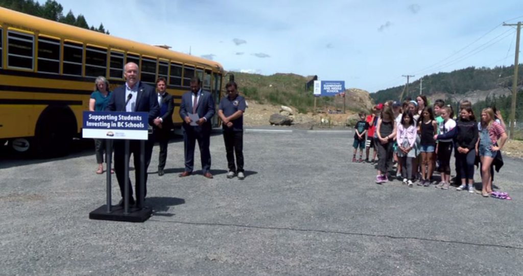 B.C. government to fund three new schools in Langford