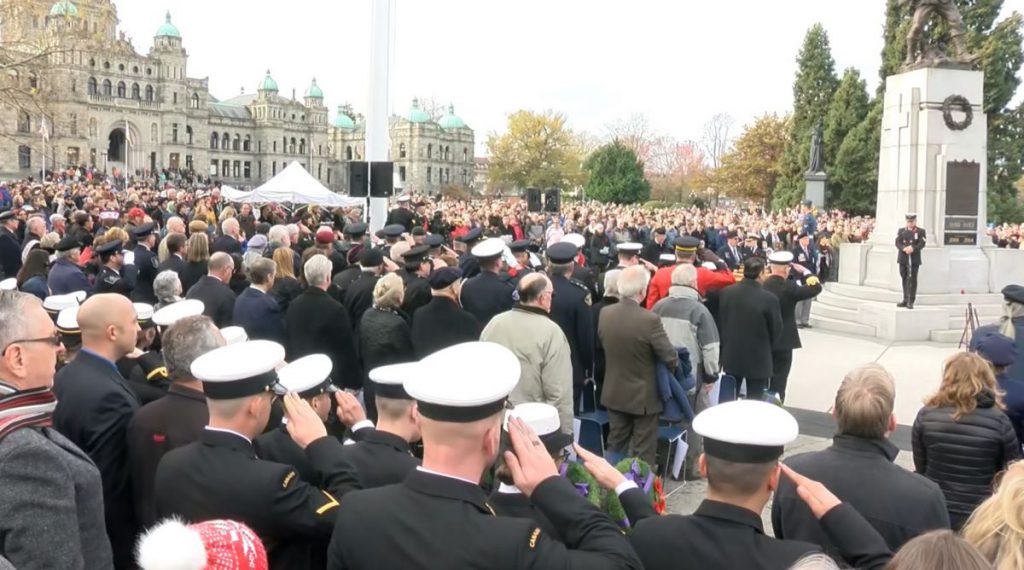 Remembrance Day ceremonies and events around Vancouver Island