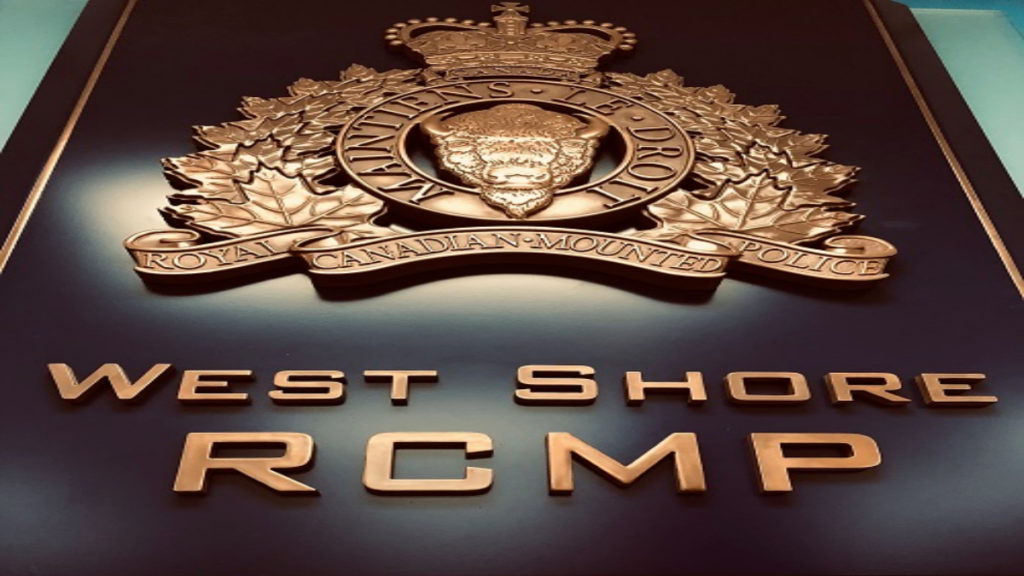 No shots fired as West Shore RCMP confront male with a gun following foot pursuit