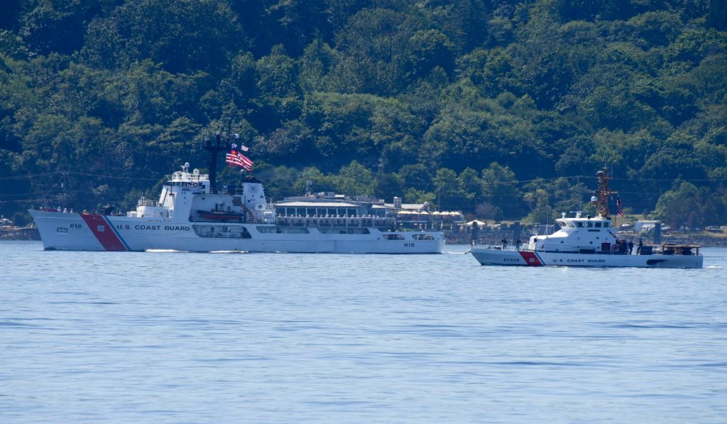 One dead, three rescued after boat hits Port Angeles salmon pen, U.S. Coast Guard says