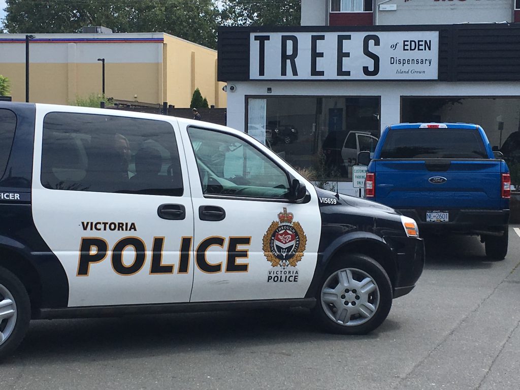 Unlicensed cannabis shop near Mayfair closed as provincial Community Safety Unit attends