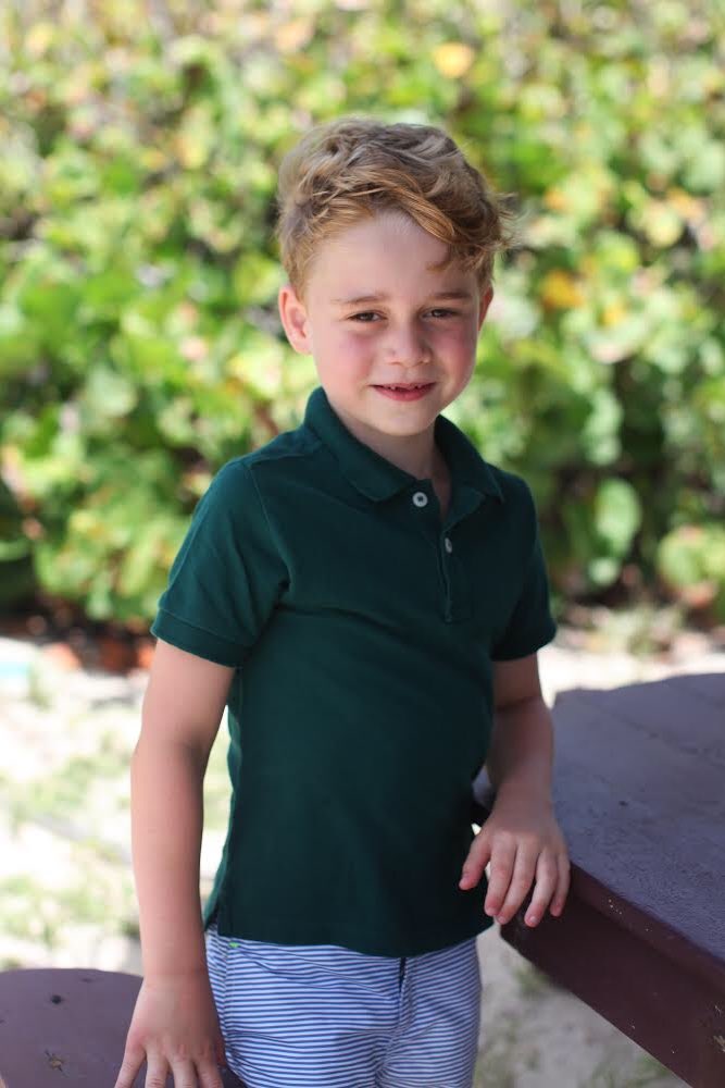 By George! Kensington Palace releases new photos of the young prince on his sixth birthday