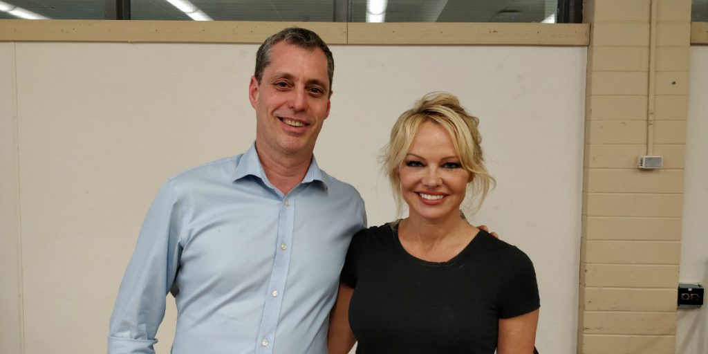 Pamela Anderson attends BC Green Party town hall in Nanaimo