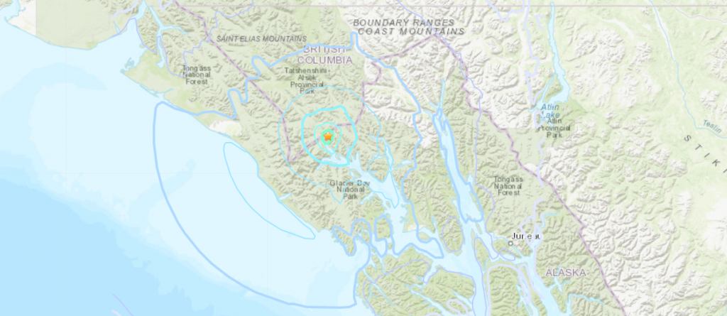 No tsunami expected after 5.0-magnitude strikes west of Haines, Alaska