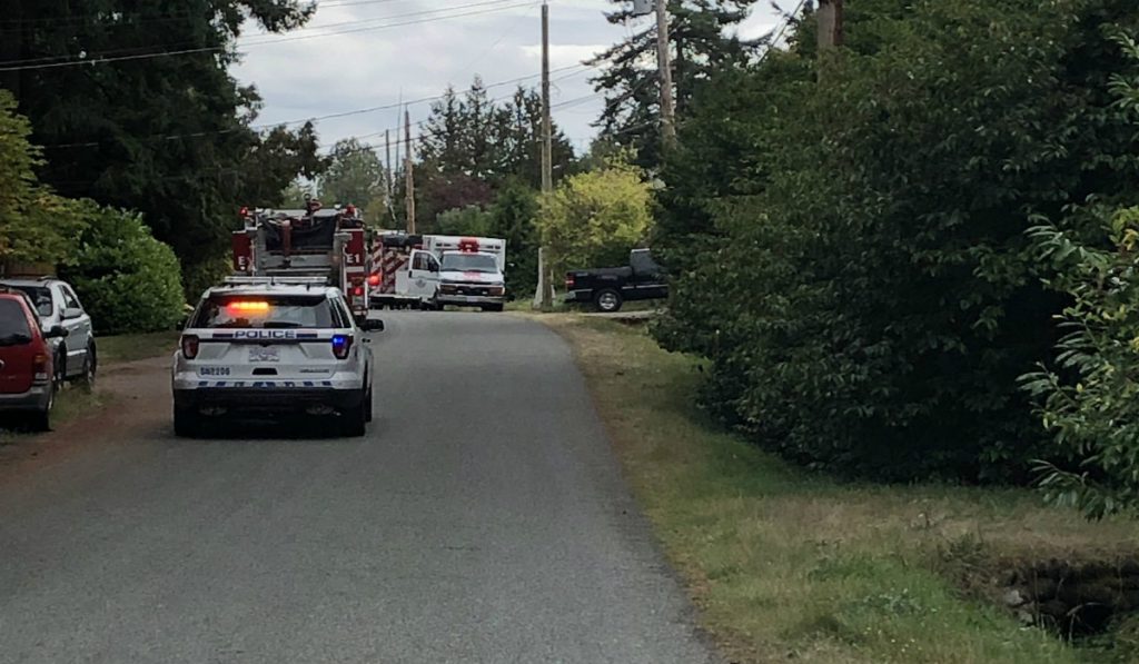 Heavy smoke damage in North Saanich structure fire Friday