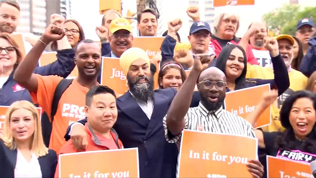 Ahead of campaign stops on Vancouver Island, Singh says any province could veto a major pipeline under an NDP government