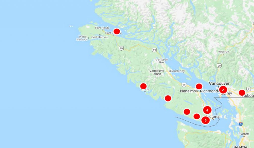 BC Hydro outages