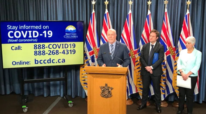 Premier John Horgan welcomes border shutdown by federal government