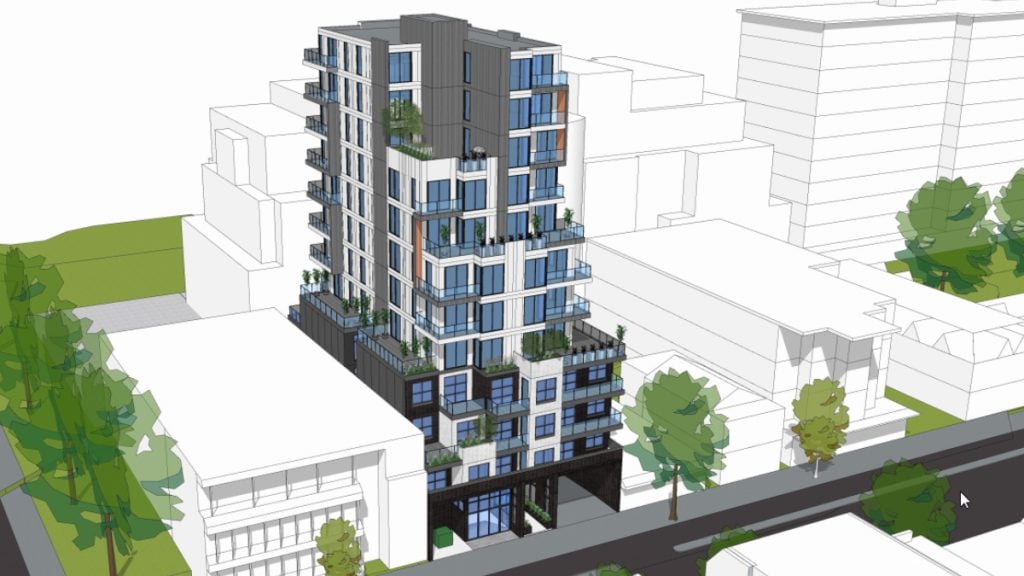 Victoria city staff report recommends council reject proposed 13-storey building on Fort Street