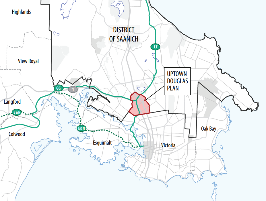 Proposed Uptown-Douglas plan aims to create a 'new heart' for District of Saanich