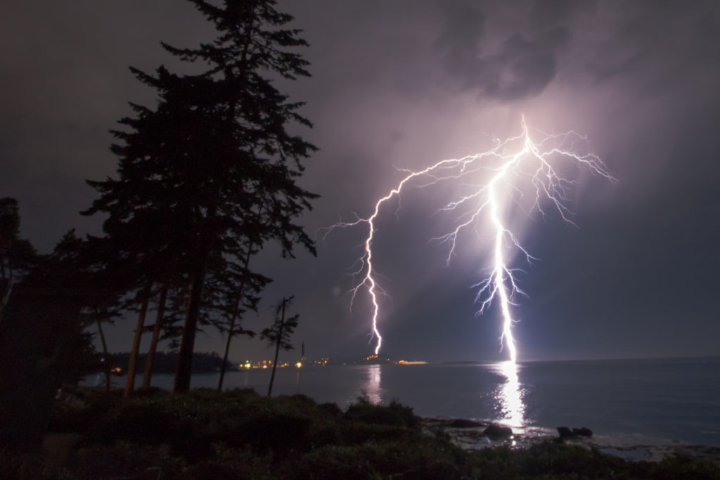 Lightning storm